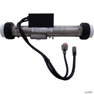Heater, FloThru, HQ PS Air, 230v, 4.0kW, w/Short Cord, Slide